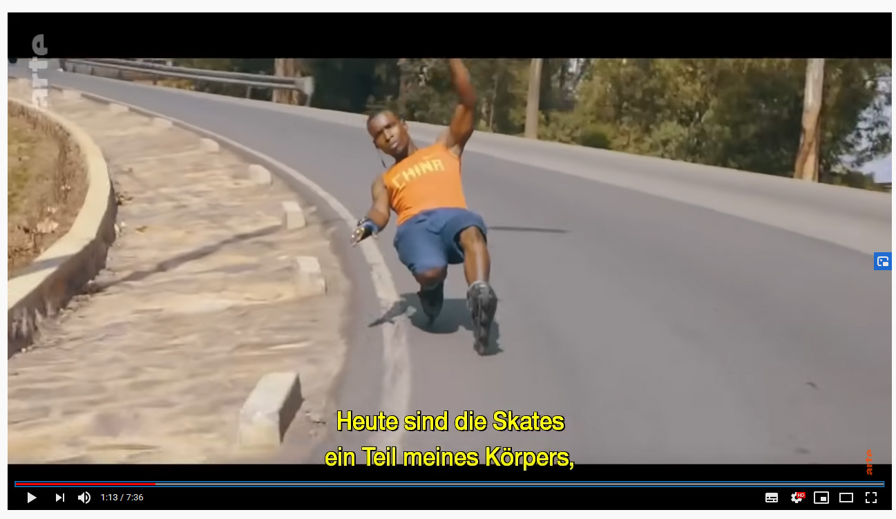 Karim – Kigalis Rollerblade-Star | Africa Riding | ARTE
