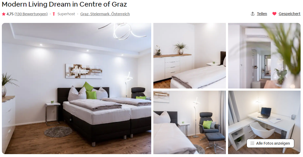 airbnb Modern Living Dream in Centre of Graz