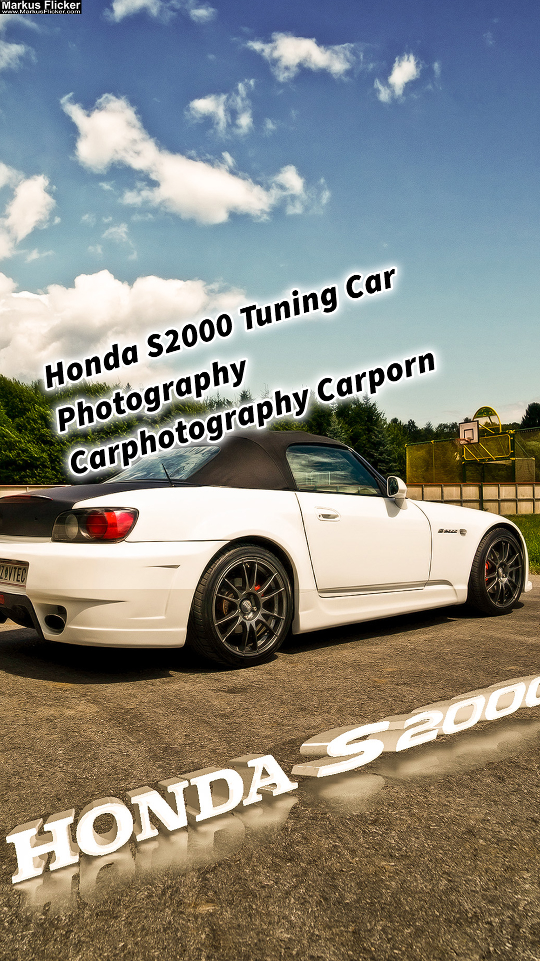 Honda S2000 Tuning Car Photography Carphotography Carporn mit Smartphone, Handy, und professioneller Kamera