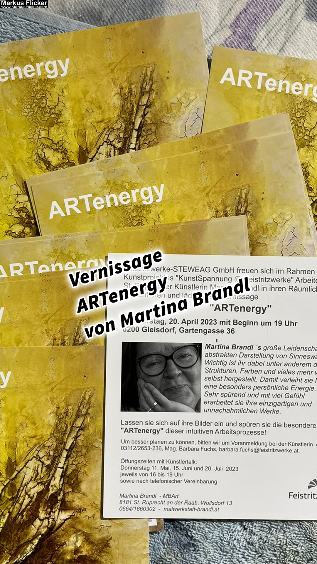 Vernissage ARTenergy von Malwerkstatt Martina Brandl Feistritzwerke Gleisdorf