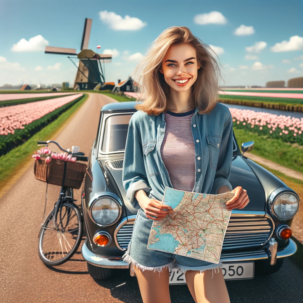 Niederlande: Roadtrip in Europa. Reisen mit dem Auto innerhalb der EU. Citytrips, Camping, Landschaft, Rundfahrt mit dem PKW, romantische Städte und Urlaubsinspiration