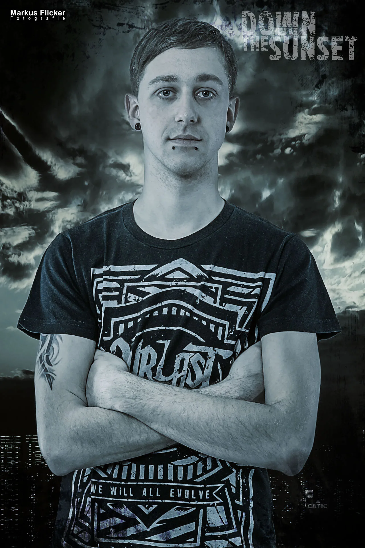 Down The Sunset Band Promotionfotos Coverfotos Imagefotos und kreative Bildbearbeitung mit Adobe Photoshop