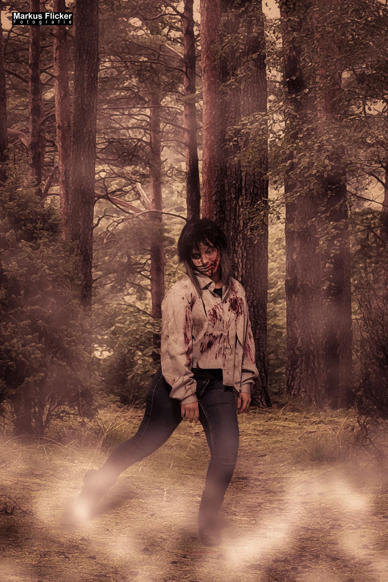 Fotoshooting Halloween im Fotostudio Bildideen Bildbearbeitung Hexen, Geister, Zombies, Clowns, Vampire mit Kinder und Erwachsene... Adobe Photoshop