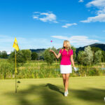 Fotos Golfclub Almenland Golf Fotoshooting mit Silvia Reisinger
