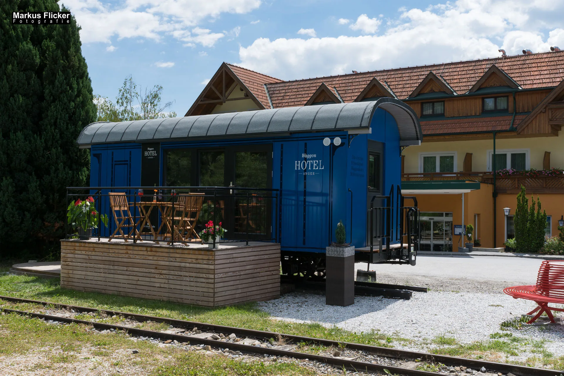 3 Stern Hotel Angerer-Hof mit Waggon Hotel in Anger