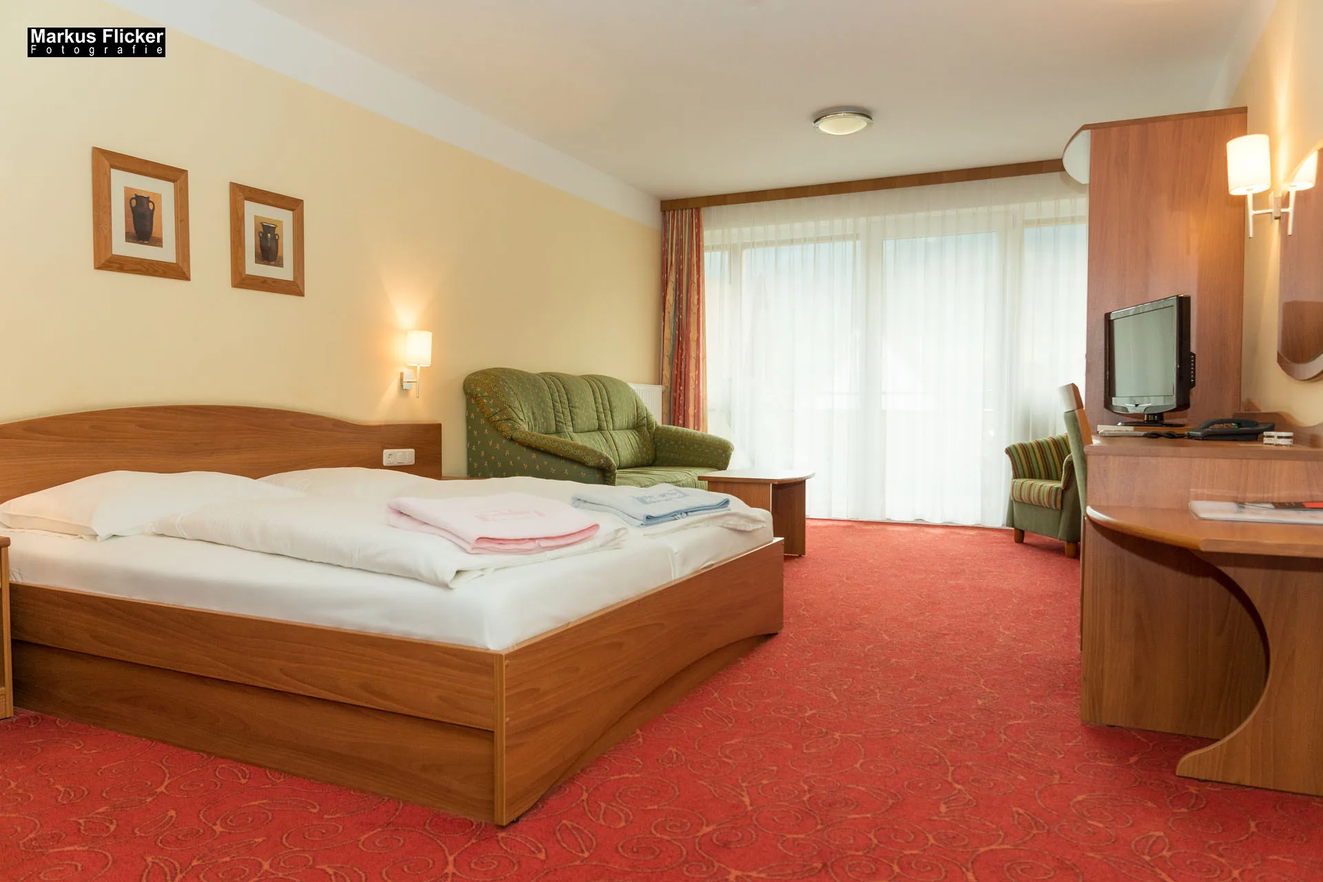 3 Stern Hotel Angerer-Hof mit Waggon Hotel in Anger