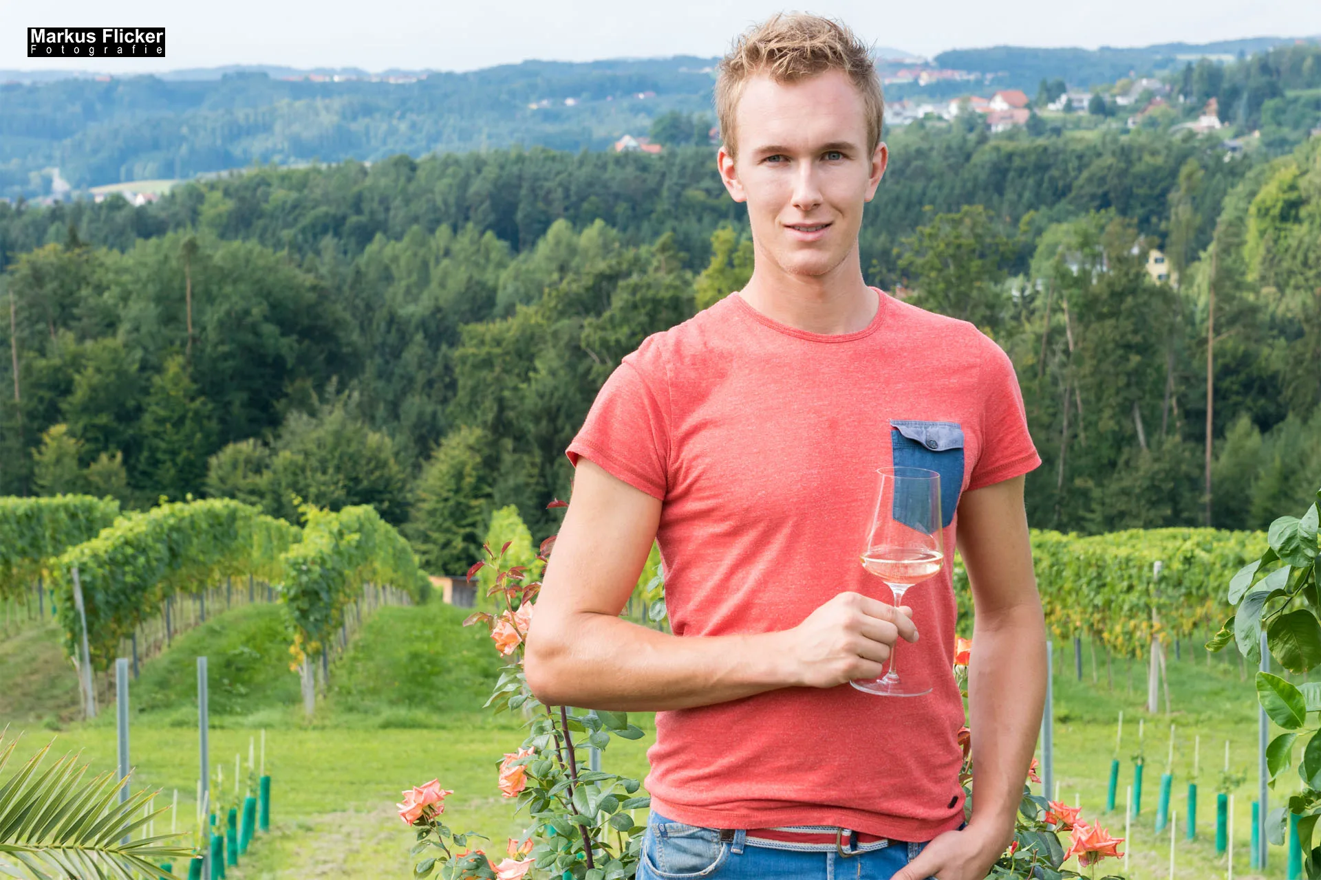 Weingut Michael am Rosenberg Werbefotos Wein Steiermark Österreich im Fotostudio Produktfoto