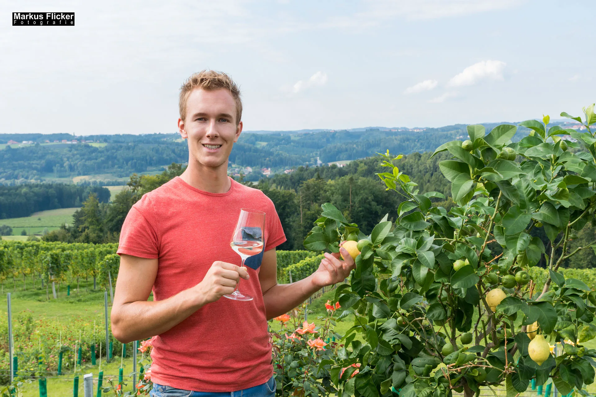 Weingut Michael am Rosenberg Werbefotos Wein Steiermark Österreich im Fotostudio Produktfoto