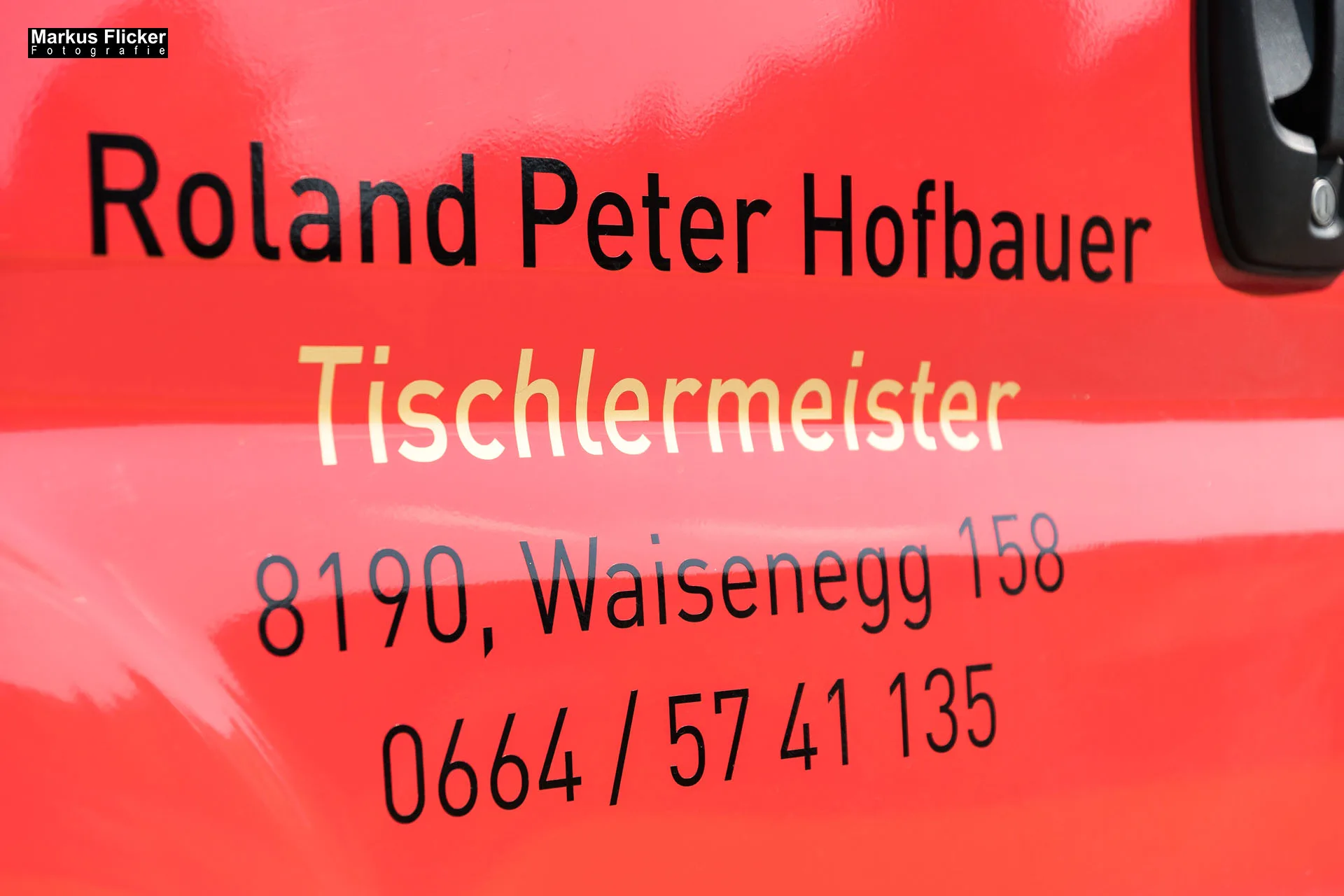 Tischlermeister Roland Peter Hofbauer