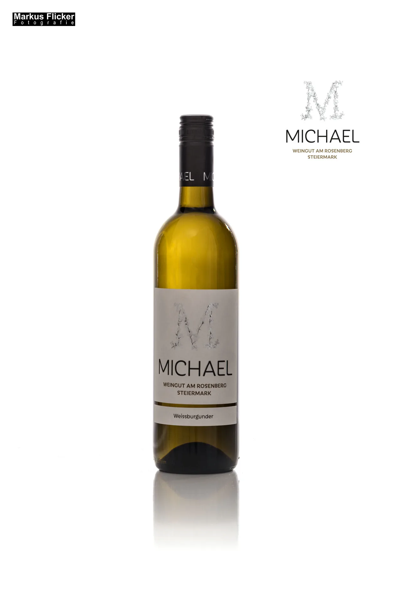 Weingut Michael am Rosenberg Werbefotos Wein Steiermark Österreich im Fotostudio Produktfoto