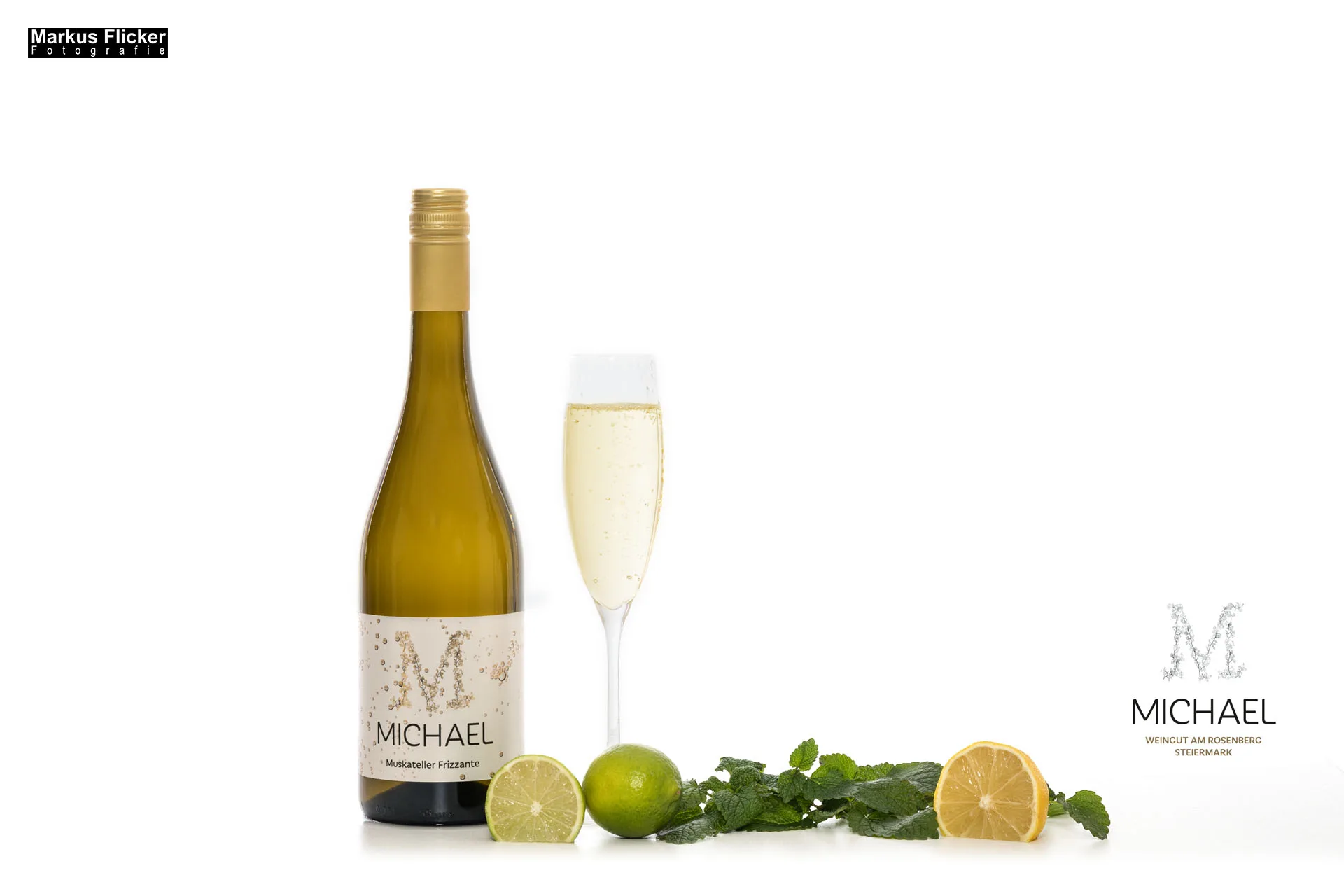 Weingut Michael am Rosenberg Werbefotos Wein Steiermark Österreich im Fotostudio Produktfotos