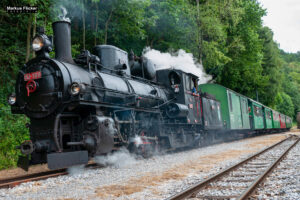 Feistritztalbahn Anger Birkfeld Tourismus Bummelzug Eisenbahn Zug in der Steiermark Österreich