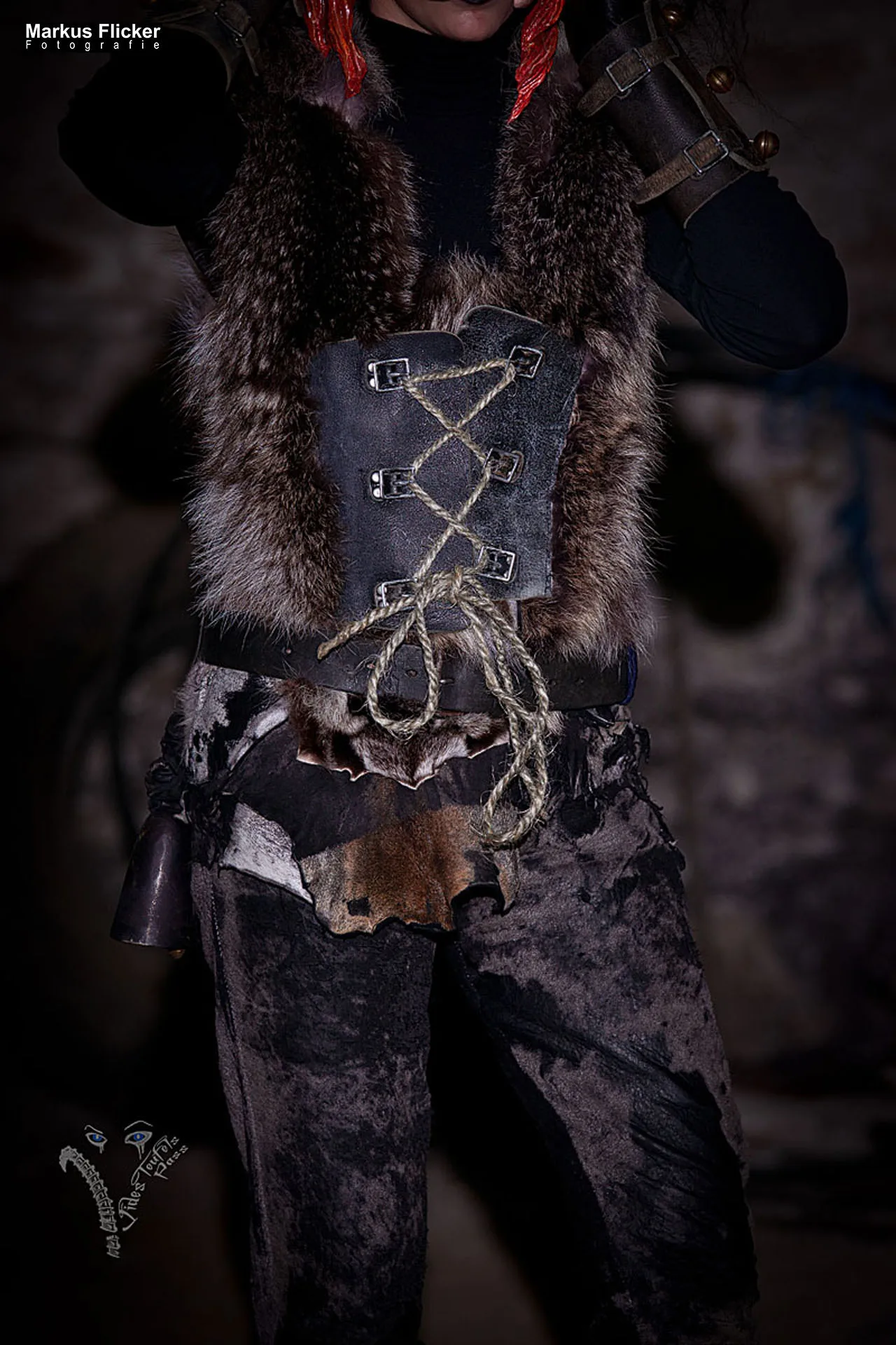 Vides Teufels Pass Perchten Fotoshooting