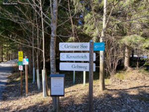 Grüner See und Kreuzteich Oberort Tragöß