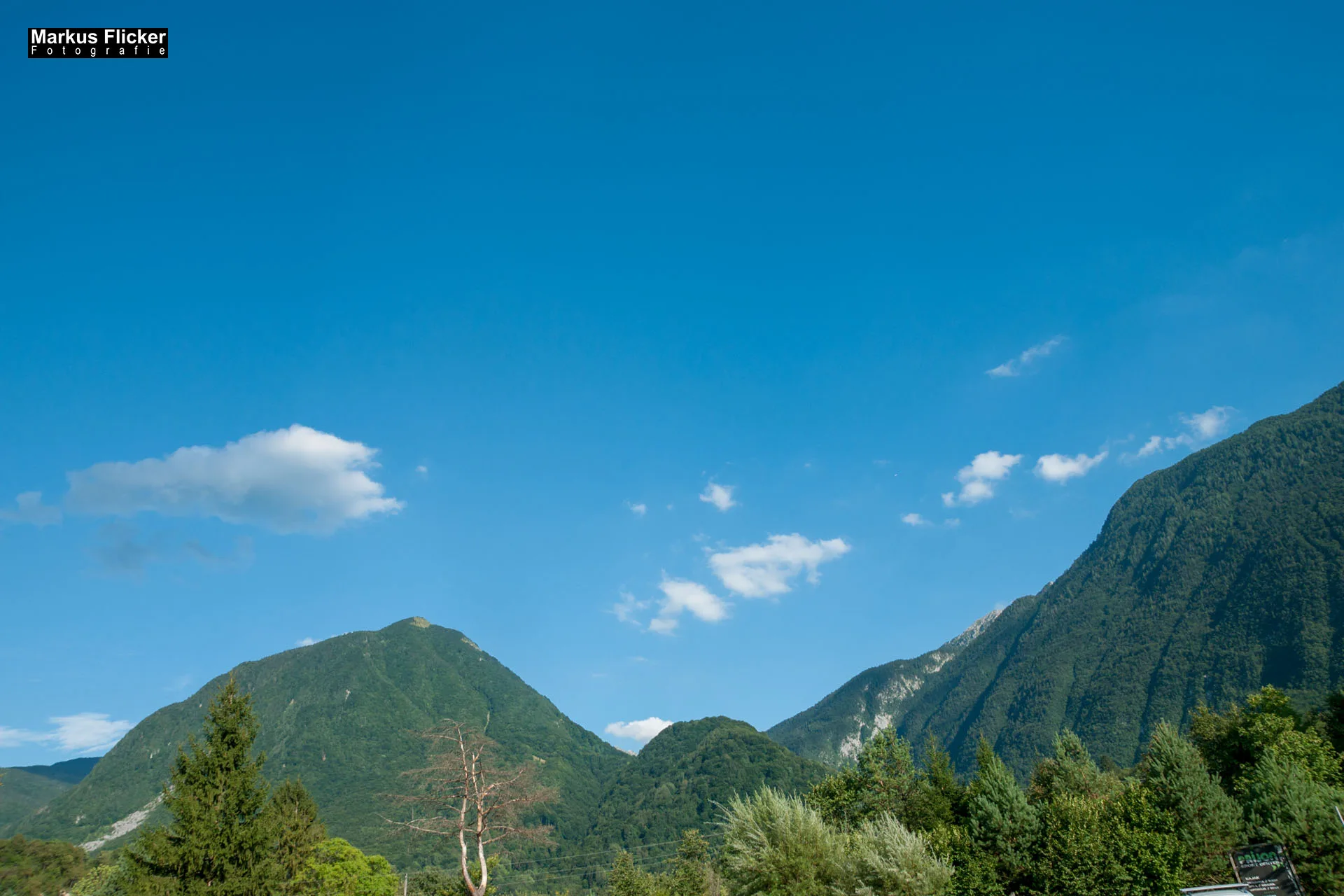 Bovec – Soca / Isonzo in Slowenien im Nationalpark Triglav