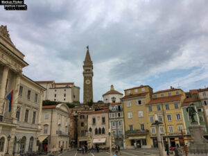 Piran am Meer in Slowenien an der Adria