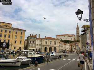 Piran am Meer in Slowenien an der Adria