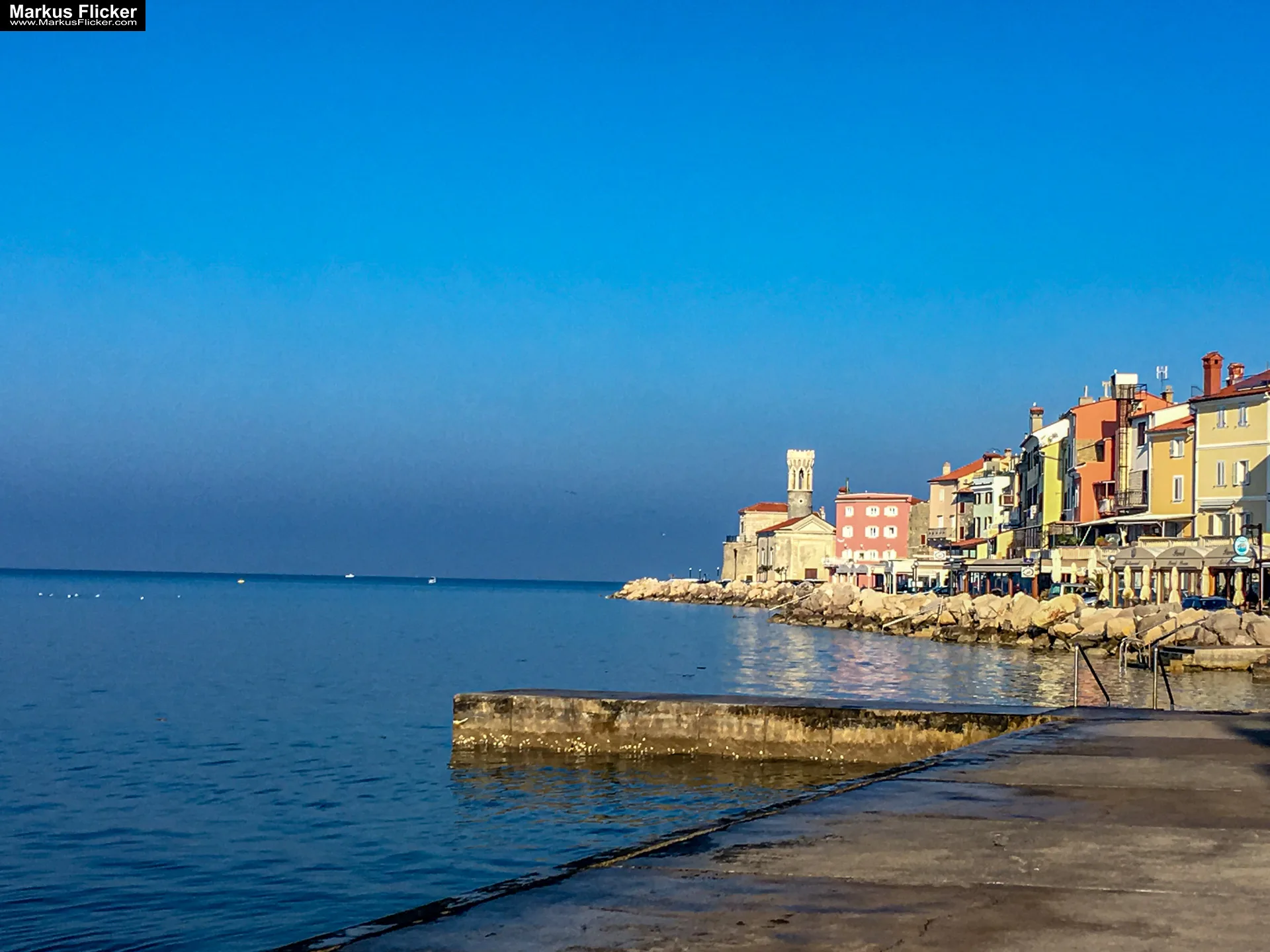 Piran am Meer in Slowenien an der Adria