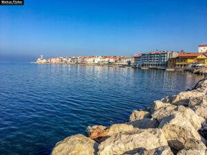 Piran am Meer in Slowenien an der Adria