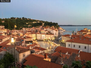 Piran am Meer in Slowenien an der Adria