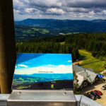 Wildwiesenhütte und Aussichtswarte in Miesenbach in der Steiermark