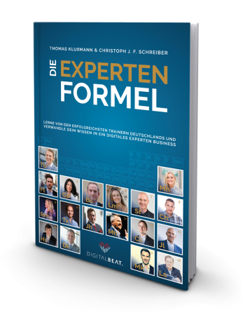 Die “Experten Formel” ist die Anleitung, mit der du dein Wissen in ein profitables Business verwandeln wirst. Thomas Klußmann und Christoph J.F. Schreiber