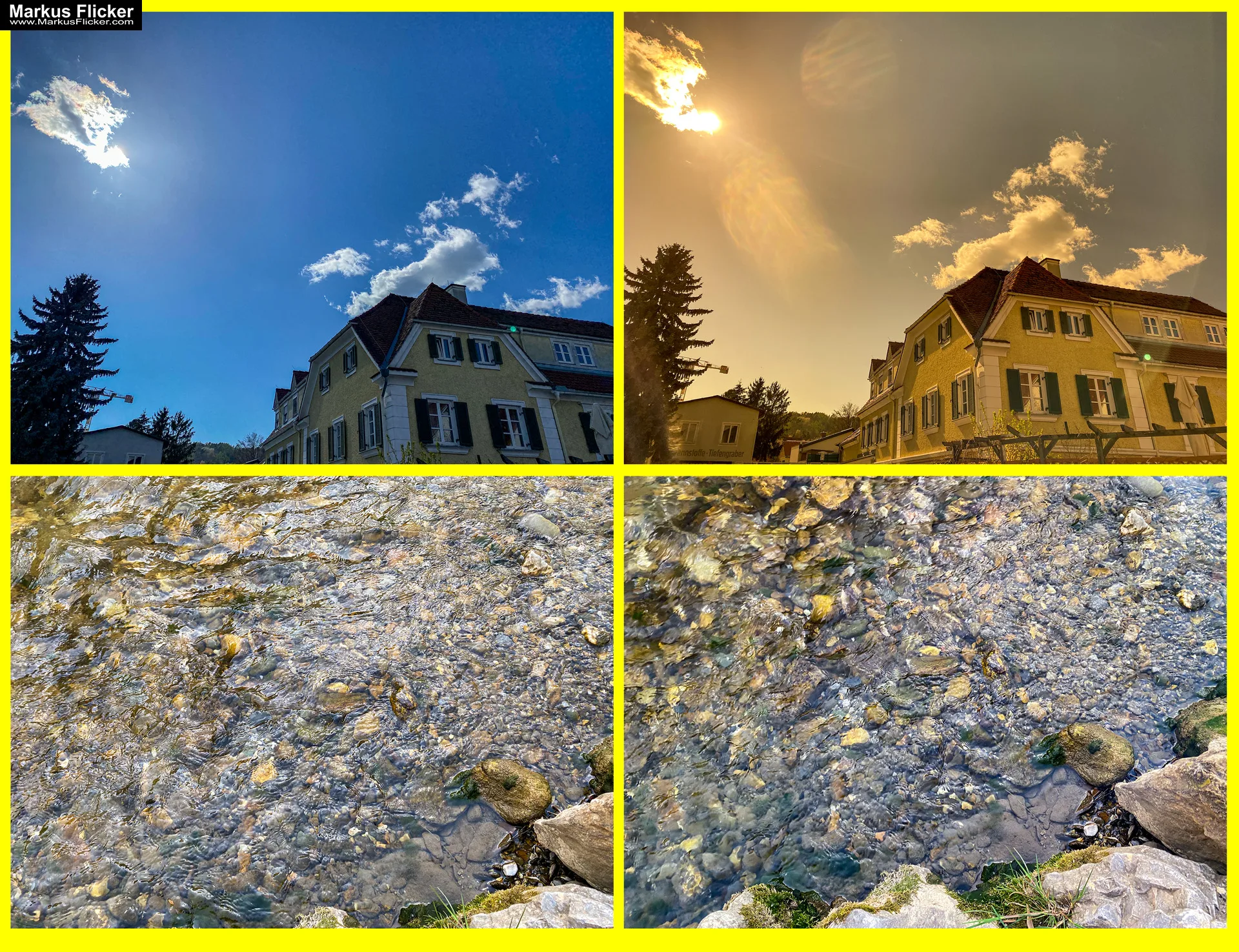 Sonnenbrille als Polfilter oder Farbfilter und mehr Kontrast für Fotoeffekt mit dem Smartphone. Fotografieren und Filmen mit dem Smartphone: Bessere Fotos und Videos mit dem Handy für Freizeit, Hobby und Business