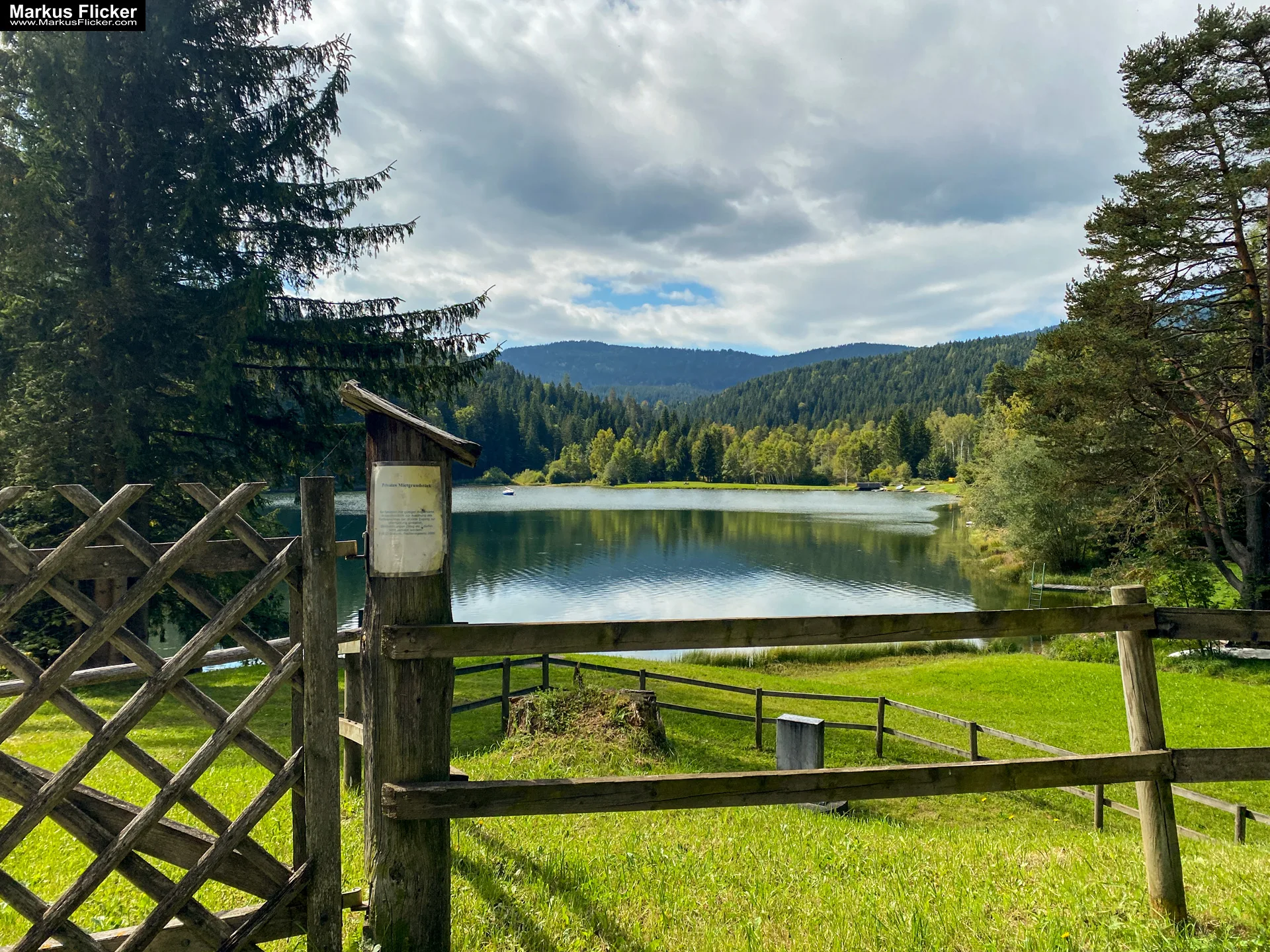 Packer Stausee in der Gemeinde Hirschegg-Pack Bezirk Voitsberg in der Steiermark