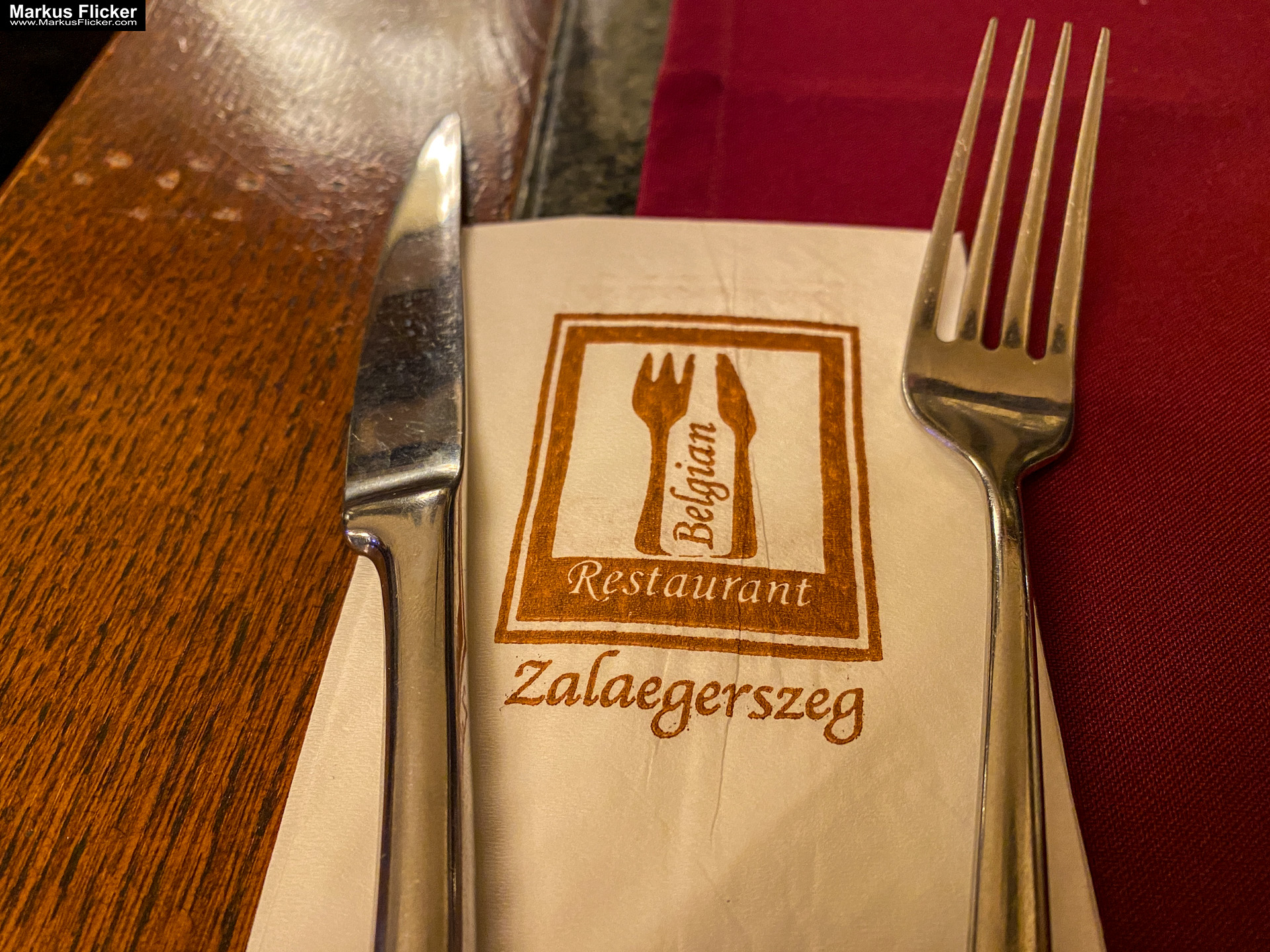 Zalaegerszeg Egersee Komitat Zala mit Besuch im Belgischen Restaurant Belga Étterem és Söröző