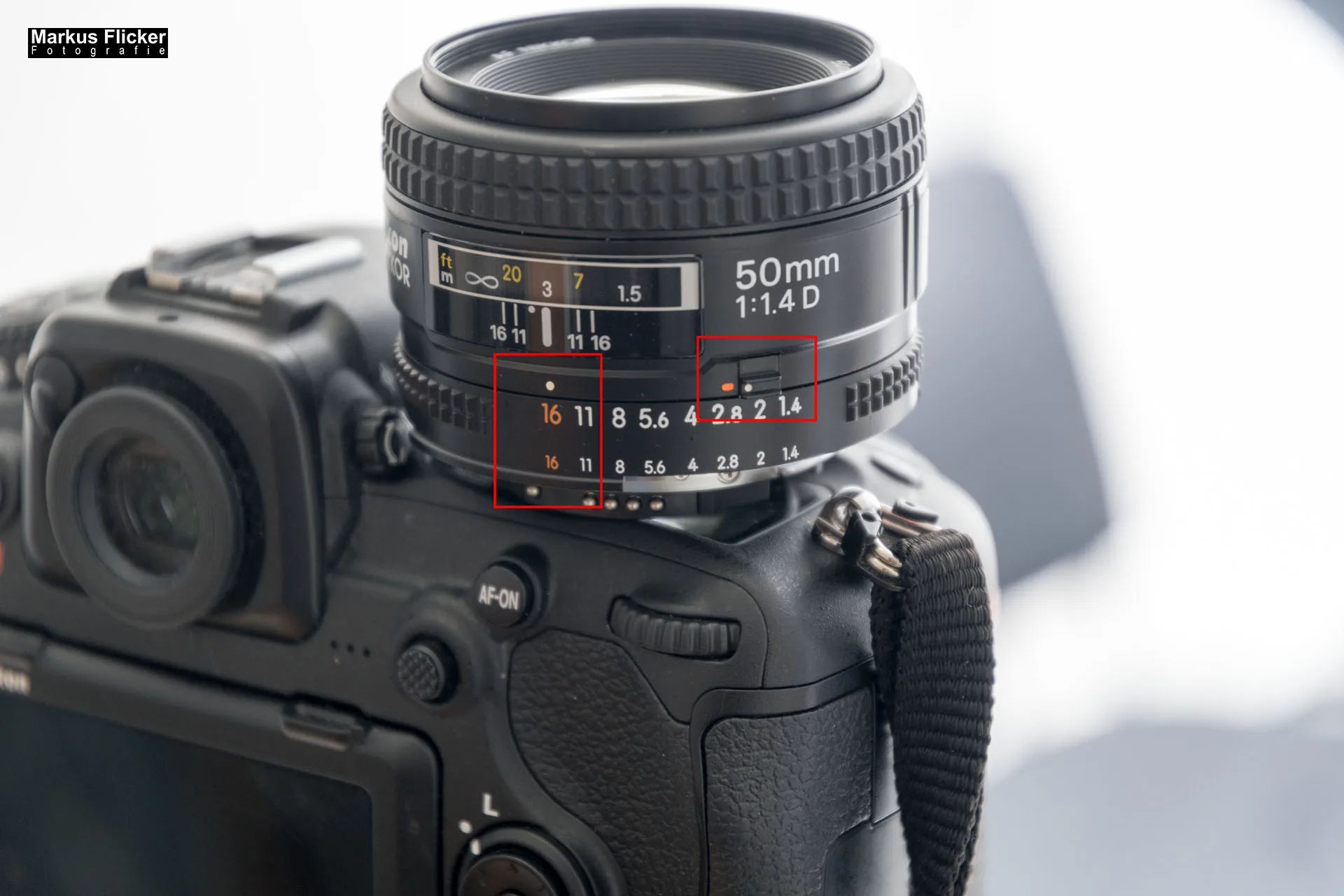 Nikon AF-S Nikkor 50mm 1:1,4G Objektiv 58mm Filtergewinde