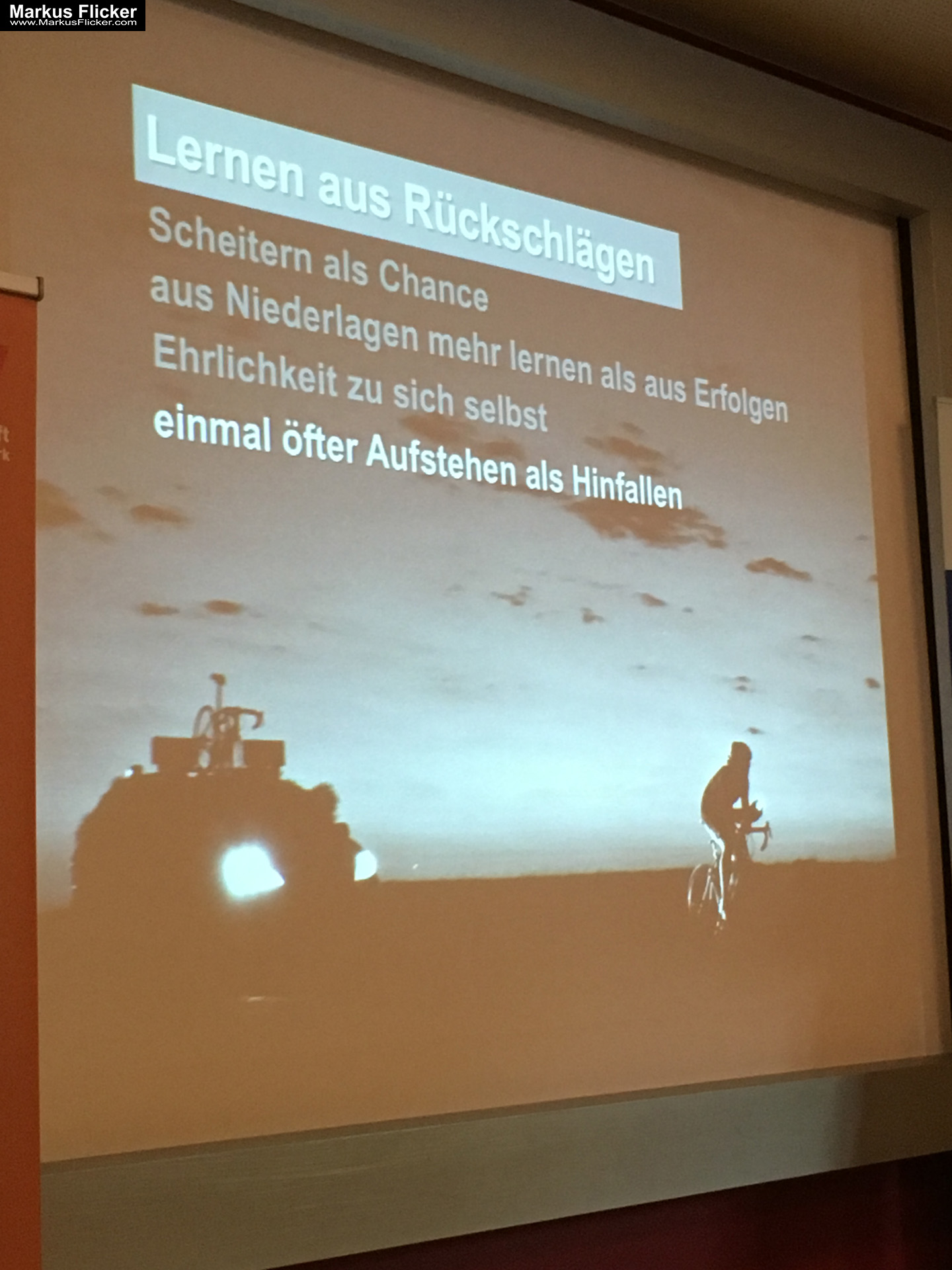 Der Weg ist weiter als das Ziel von Christoph Strasser