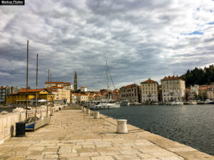 Piran am Meer in Slowenien an der Adria