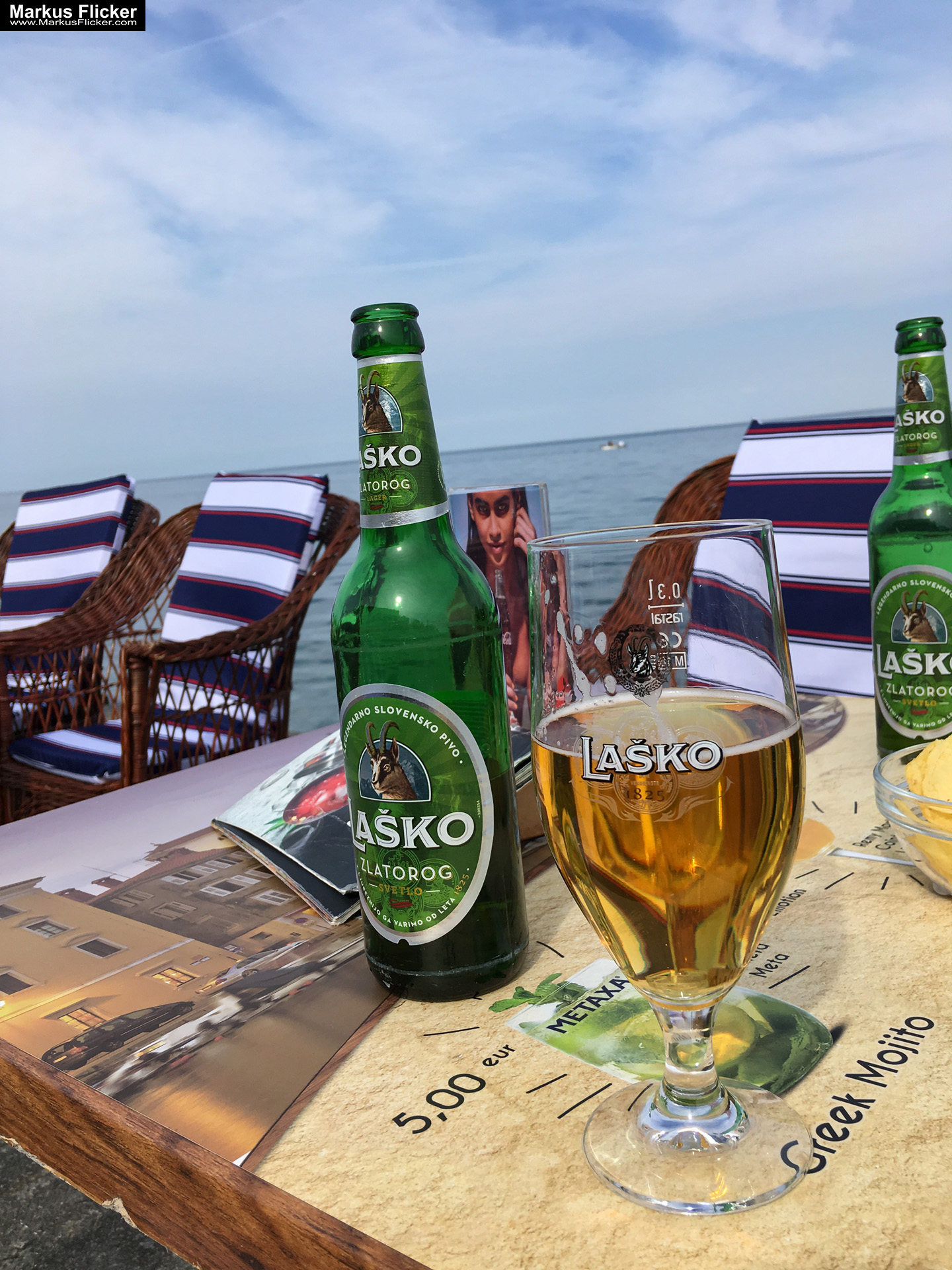 Piran am Meer in Slowenien an der Adria Pizzeria Grill Punta