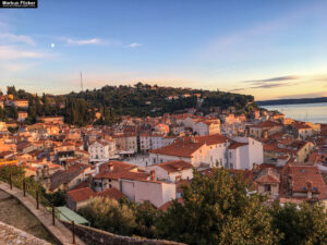 Piran am Meer in Slowenien an der Adria