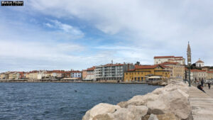 Piran am Meer in Slowenien an der Adria