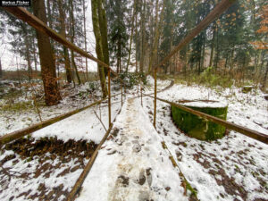 Die Raabklamm Raab Raabtal in der Steiermark im Winter bei Schnee