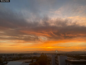 Sonnenuntergang in Graz Raaba