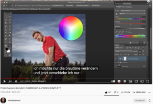 Photoshopkurs (komplett) FARBMANIPULATIONEN KOMPLETT Kostenloses YouTube Video von Calvin Hollywood