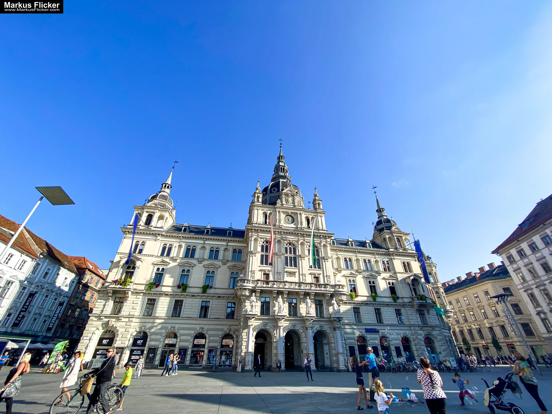 Graz Hauptstadt des südösterreichischen Bundeslandes Steiermark Rathaus