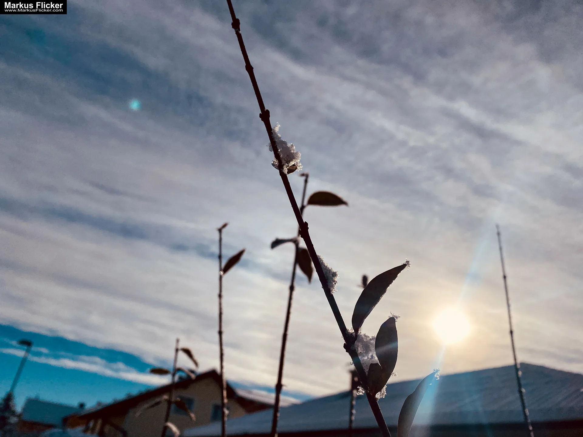 Spazieren Winter Schnee Steiermark Gleisdorf Raab