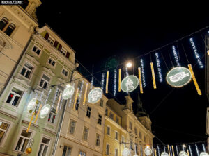 Weihnachten Steirer Advent Weihnachtsbeleuchtung Graz Schlossberg