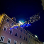 GRAZ HAUPTSTADT DES SÜDÖSTERREICHISCHEN BUNDESLANDES STEIERMARK Weihnachten Steirer Advent Weihnachtsbeleuchtung Graz Schlossberg