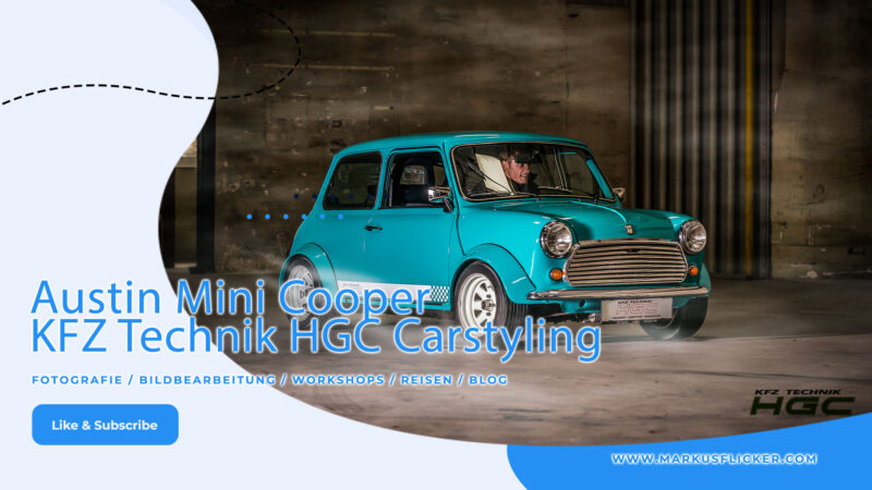 Oldtimer Austin Mini Cooper KFZ Technik HGC Carstyling Autofotografie