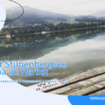 Zeitraffer See Badesee Stubenbergsee Panorama im Herbst mit DJI Osmo Mobile und iPhone Smartphone. Kreative Videos mit dem Handy