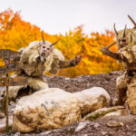 Vides Teufels Pass Perchten Krampus Fotoshooting im Steinbruch