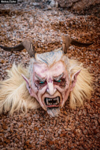 Vides Teufels Pass Perchten Krampus Fotoshooting Steinbruch Lost Places Adobe Photoshop Digiart Bildbearbeitung