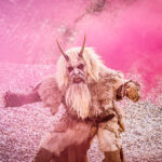 Vides Teufels Pass Perchten Krampus Fotoshooting im Steinbruch