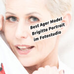 Best Ager Female Model Brigitta Portrait Fotografie im Fotostudio