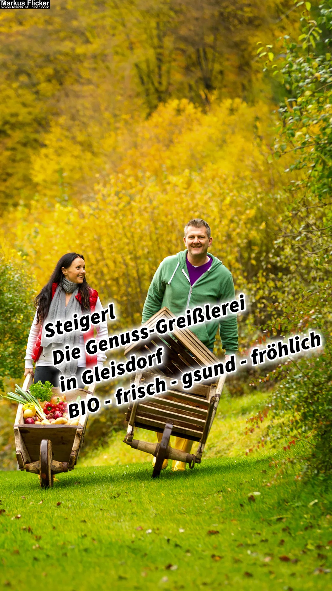 Mehr über den Artikel erfahren Steigerl Die Genuss-Greißlerei in Gleisdorf #gleisdorfcity #steigerl BIO – frisch – gsund – fröhlich. Crowdfounding Werbefotos für einen Firmenstart inkl. 37 Tipps und Tricks