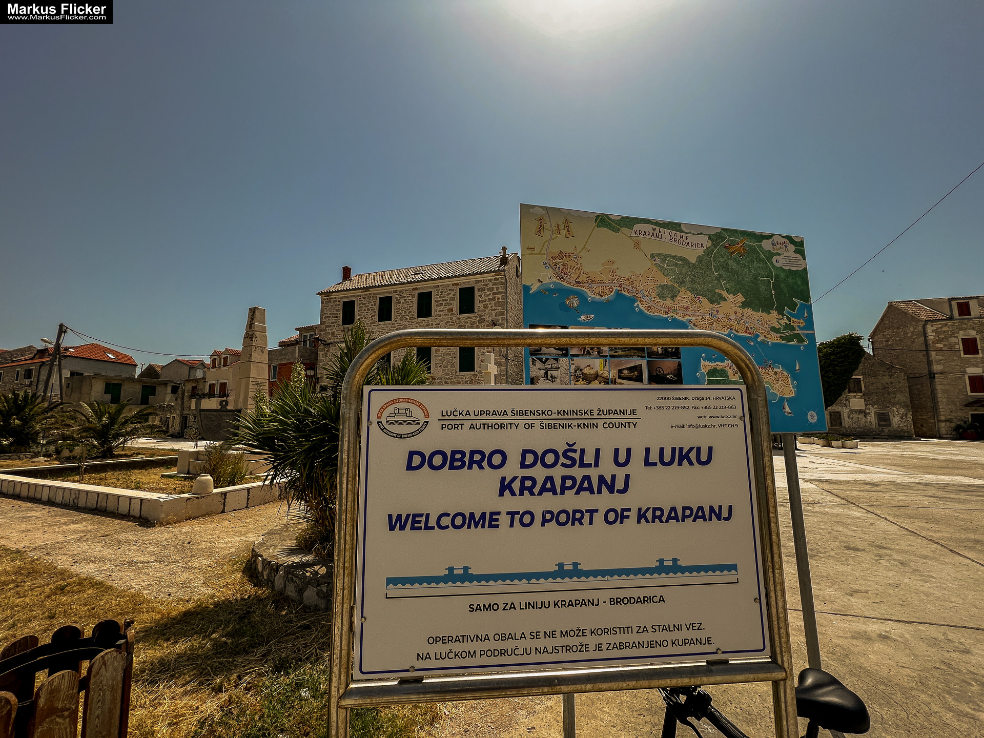 Krapanj Insel vor Sibenik Kroatien #VisitKrapanjBrodarica #visitcroatia